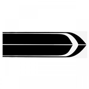 85x11.7cm Car Side Door Stripe Stickers Hood Tailgate Window Decoration Decals Universal