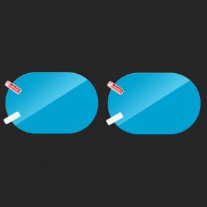 Cafele Car Rearview Mirror Protective Film Rainproof Anti Fog Anti-glare Window Clear Protector 2Pcs