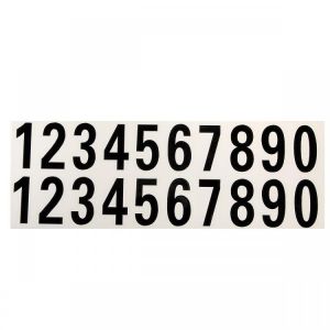 Number Reflective Sticker Car Vinyl Decal Street Address Mail Box Number Stickers White Black