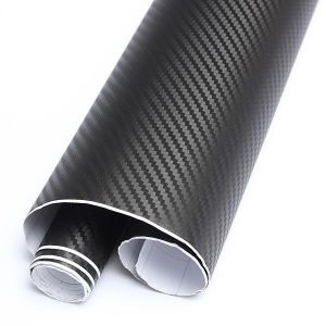30X127cm 3D Carbon Fiber Vinyl Film Wrap Car Sticker Sheet DIY Waterproof Decal