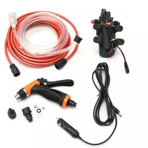 shopping תיקון הרכב ותחזוקה 12V Portable 100W 160PSI High Pressure Car Electric Washer Auto Wash Pump Set Tool