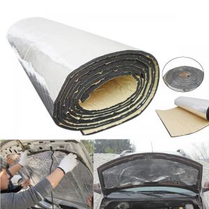 shopping תיקון הרכב ותחזוקה 4M x 1M Insulation Proof Mat Audio Noise Control Sound Deadener Car Heat Shield