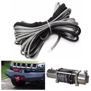 shopping תיקון הרכב ותחזוקה 15m 7000LB Nylon Rope Winch Tow Cable with Sheath for ATV SUV Off Road