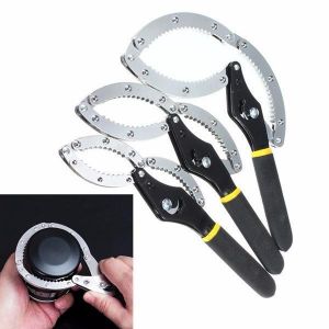 shopping תיקון הרכב ותחזוקה Adjustable Oil Filter Wrench Removal Install Tool Handcuff Type Clamp Spanner Car Truck