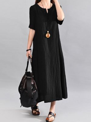 Vintage Cotton Maxi Dress