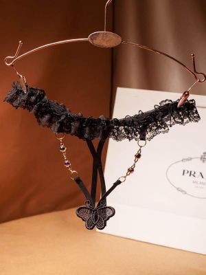 Lace Transparent Hollow String Attractive Underwear Thong Panties