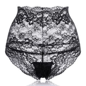 High Waist Lace Seamless Hip Shaping Super Elastic Underwear Panties