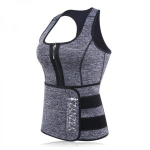 ZANZEA Zeoprene Sweat Sauna Waist Slim Racer Back Vest Shapewear
