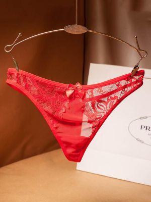 Lace Hollow Transparent See Through Thong Panties Briefs