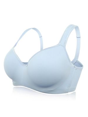 Plus Size Underwire Full Cup Push Up Anti Sagging Gather Bra