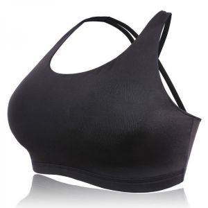 KISSLACE Seamfree Padded Wireless Full Coverage Criss Cross Sports Bra