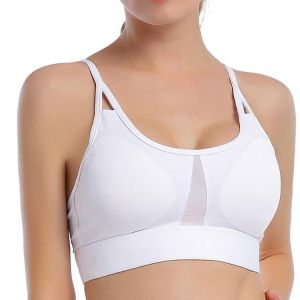 KISSLACE Wire Free Full Cup Breathable Women Sports Bra