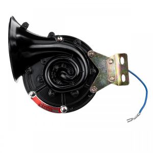 shopping אזעקה ומערכת אבטחה לאופנוע Waterproof 24V 250dB Electric Bull Horn Super Loud Raging Sound Metal Universal