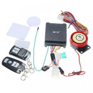 shopping אזעקה ומערכת אבטחה לאופנוע 12V 125dB Motorcycle Scooter Security Alarm System Anti Theft Remote Control