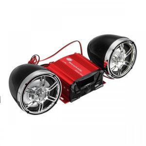 12V Universal Motorcycle Audio bluetooth Speaker Remote Control Sound System