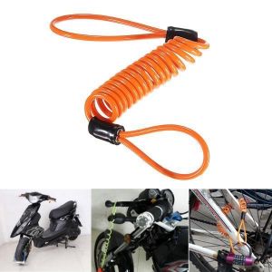 1.5M Disc Lock Security Reminder Cable Motorcycle Scooter Bike Anti-thieft Tool