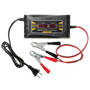 shopping מטענים ומתאמים SUOER 12V 10A Smart Fast Battery Charger LCD Display For Car Motorcycle