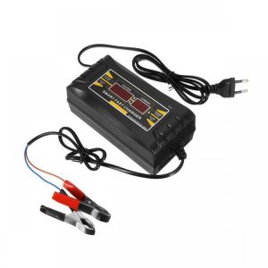 shopping מטענים ומתאמים 12V 6A Smart Fast Battery Charger For Car Motorcycle LCD Display EU Plug