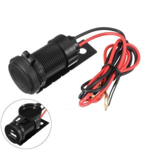 shopping מטענים ומתאמים 12V 1A Motorcycle USB Socket Charger with Waterproof Cap For BMW