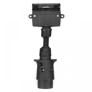7Pin Round Female To 7 Pin Flat Female Trailer Adaptor Electric Towing Converter