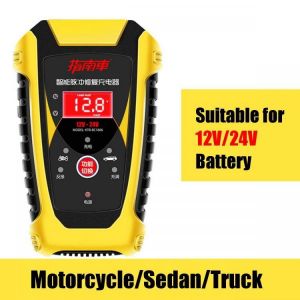 12/24V 6/3A Repair LCD Display Battery Charger For Motorcycle Boat Car Electric Bicycle Bike Scooters