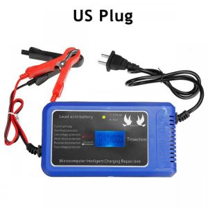 DC12V Portable Smart Car LCD Lead Acid Battery Maintainer Charger For Motorcycle