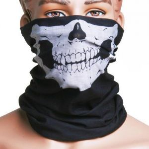 shopping מסיכה לפנים לאופנוענים Skull Multi Use Head Wear Hat Scarf Face Mask Motorcycle Cap