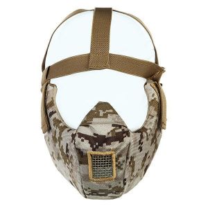 shopping מסיכה לפנים לאופנוענים 700FPS Shock Resistance CS Wargame Mask Tactical Airsoft Camouflage Cosplay WosporT MA75