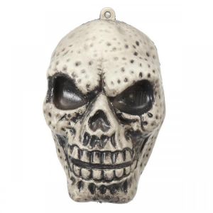 shopping מסיכה לפנים לאופנוענים Halloween Decoration Props Luminous Plastic Big Skull Ornament Sound Simulation