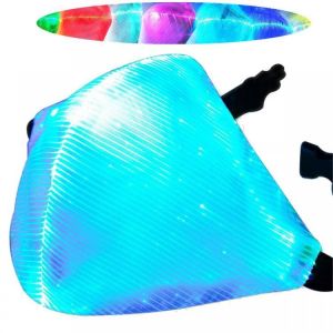 7 Color LED Light Dust Haze Face Mask DJ Party RaveHip-hop Dance Stage COS