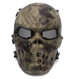 Airsoft Paintball Full Face Skull Mask Protection Outdoor Tactical Gear