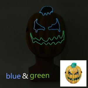 Halloween LED Light Mask Pumpkin Masks Carnival Night Cosplay Costume Prop Decor