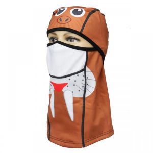 Breathable Fleece Full Face Mask Anti-fog Waterproof Cycling Winter Ski Hat Hood