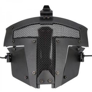 shopping מסיכה לפנים לאופנוענים WoSporT MA-96 Outdoor Iron Warrior Hunting Tactical Face Mask Steel Mesh