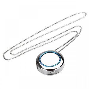 shopping מסיכה לפנים לאופנוענים Wearable Air Purifier Necklace PM2.5 Haze Freshner Ionizer Negative Ion Generator Odor Eliminator Remove Smoke Dust