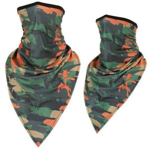 Facemask Camouflage Triangular Binder head Bands Outdoor Riding Windproof Mask Army Fans Tactical Headscarf Special Soldiers Sun P