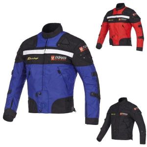DUHAN Motocross Motorcycle Racing Windproof Jacket with Protector Gears D-020