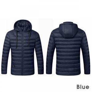 Waterproof Electric USB Heatiing Warm Hooded Jacket Winter Heated Coats