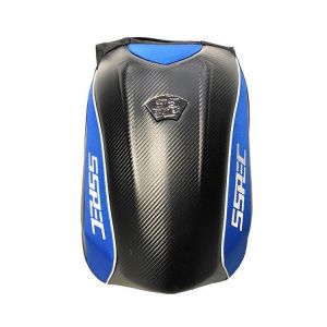 Motorcycle Helmet Backpack Motocross Riding Racing Storage Bag Carbon Fiber