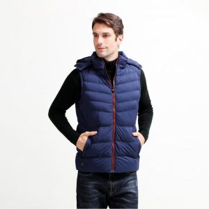Unisex Winter Electric Battery Heating USB Sleeveless Vest Temperature Control Heated Neck Back