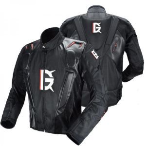 GHOST RACING&trade; Motorcycle Jacket PU Leather Racing Body Armor Protection Moto Motocross Off-road Clothing Protection Gear