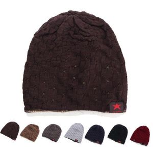 Unisex Winter Warm Skull Knit Beanie Cap Dual Wearable Men Women Riding Skiing Hat