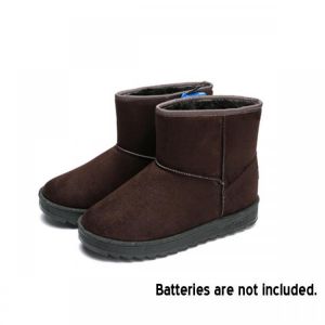 Men Winter Electric Heated Boots Snow Shoes USB Power Warm Heating Insoles Shoes