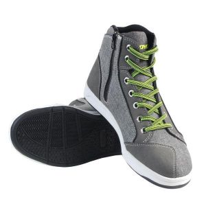 Men Short Boots Casual Sports Motorcycle Riding Shoes Breathable Grey For Scoyco