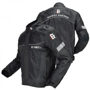 GHOST RACING&trade; Motorcycle Jacket Summer Men Moto Motocross Jacket Moto Protective Gear Breathable Mesh Reflective Jacket