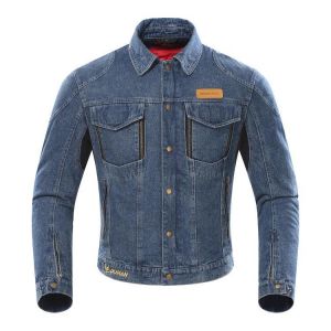 DUHAN Men's Motorcycle Jacket Riding Motocross Windproof Moto Coats With Protective Gear Removable Warm Lining