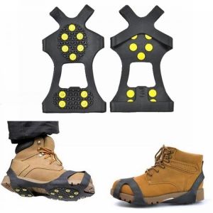 10 Stud Universal Ice No Slip Snow Shoe Boots Spikes Grips Winter Anti-slip Shoes