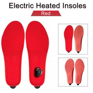 1800mAH Electric Heated Insole Warmer Foot Heater Rechargeable +Digital Remote 41-45