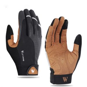 WEST BIKING Bike Gloves Anti-slip Breathable Anti-shock Full/Half Finger Gloves Outdoor Sport Bicycle MTB Bicycle Motorcycle Glove