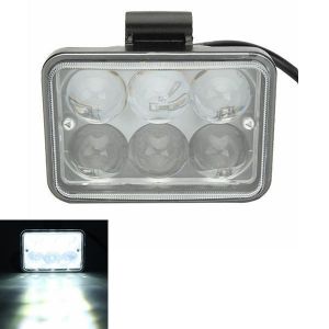 shopping אורות לאופנוע 12V 18W 7000K Motorcycle Super Bright Spot Lightt LED Headlights Lens Side Six Lamp Lights